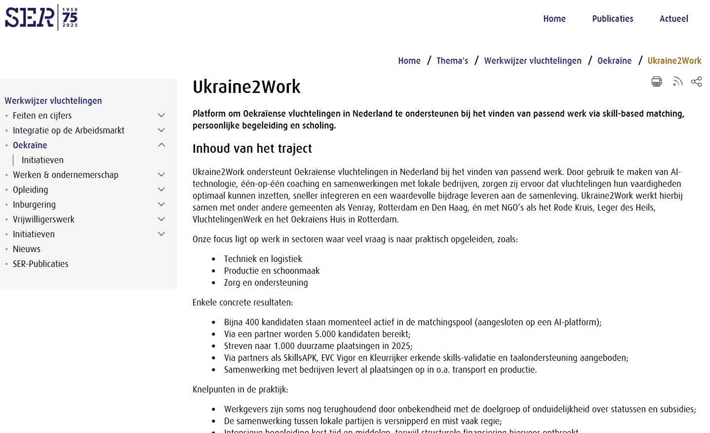 We staan op de SER-website! 🎉